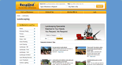 Desktop Screenshot of landscaping.respond.com