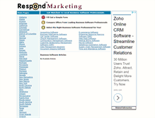 Tablet Screenshot of businesssoftware.respond.com