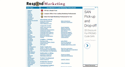 Desktop Screenshot of marketing.respond.com